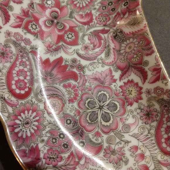 Vintage Royal Paisley Crescent Dish - Picture 3 of 5
